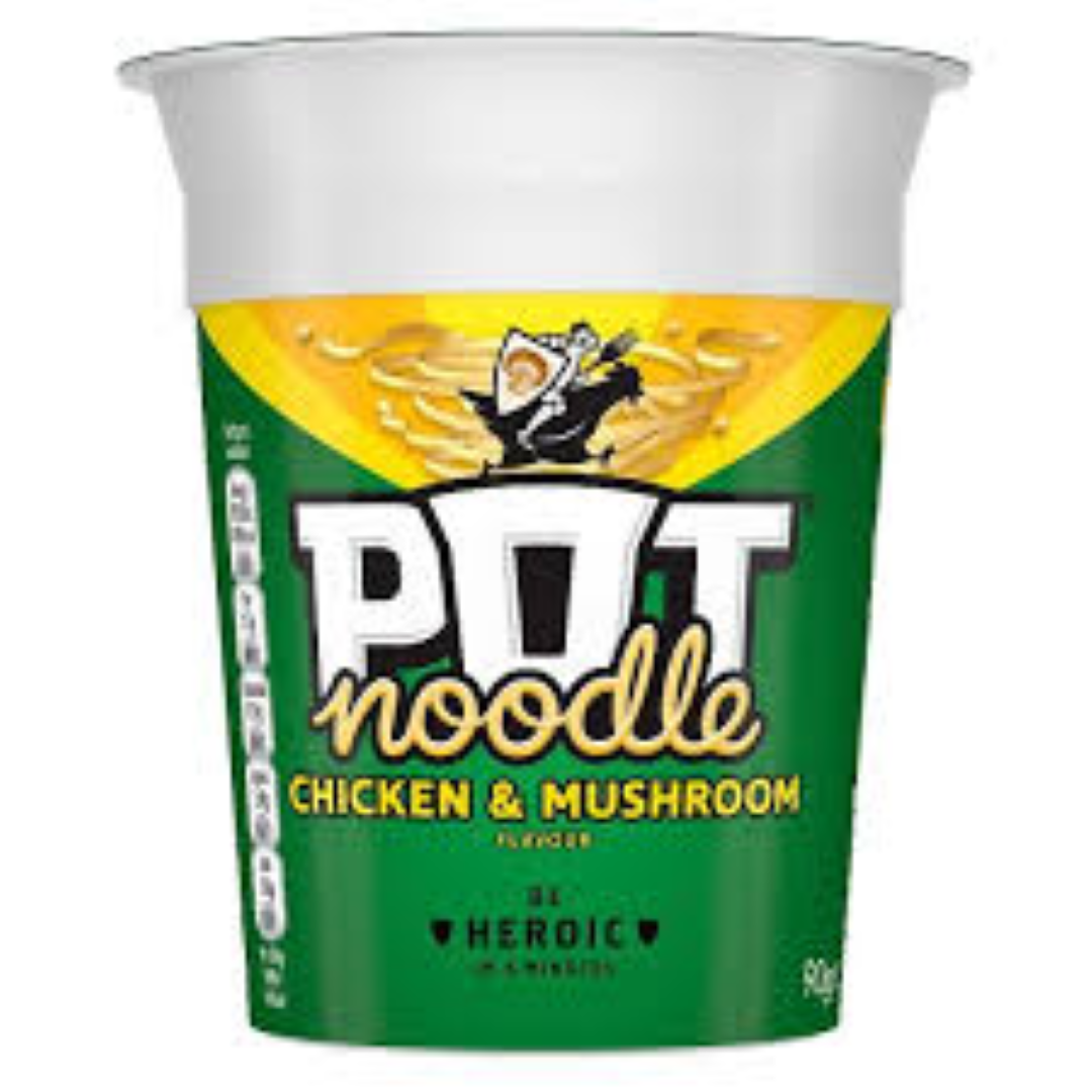 POT NOODLE CHICKEN MUSHROOM 90G
